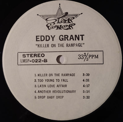 Eddy Grant : Killer On The Rampage (LP, Album, Unofficial)