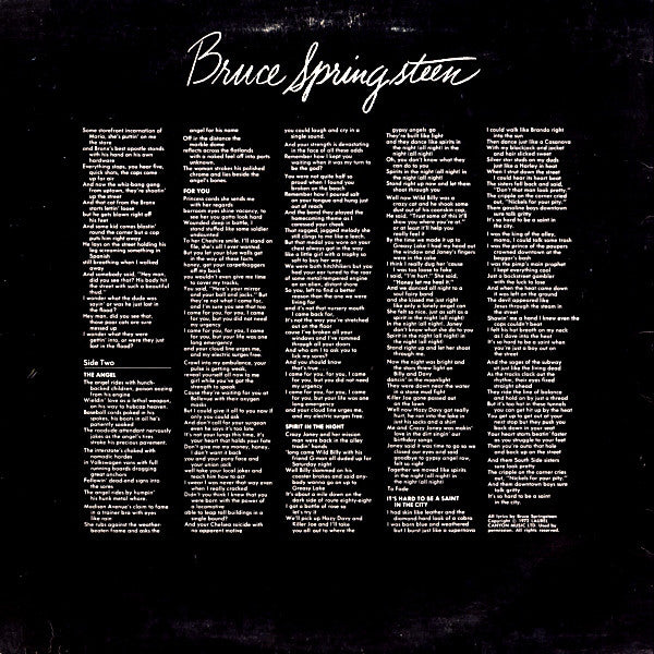 Bruce Springsteen : Greetings From Asbury Park, N.J. (LP, Album, RE)