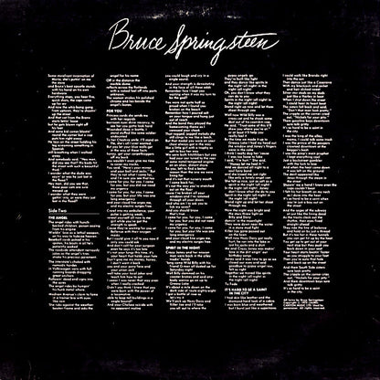 Bruce Springsteen : Greetings From Asbury Park, N.J. (LP, Album, RE)