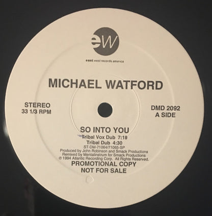 Michael Watford : So Into You (12", Promo)