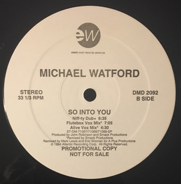 Michael Watford : So Into You (12", Promo)