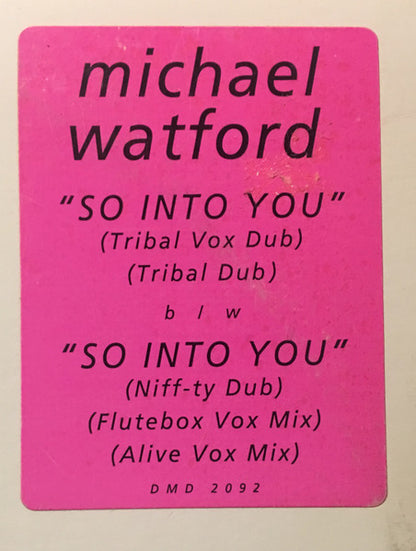 Michael Watford : So Into You (12", Promo)