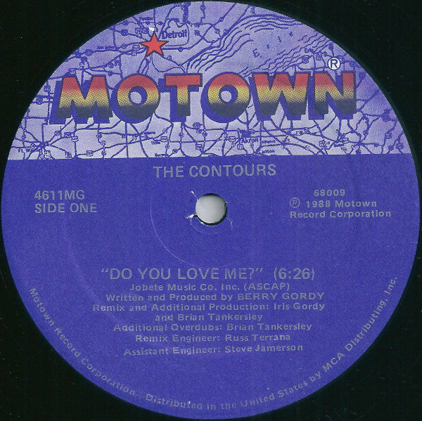 The Contours : Do You Love Me? (12", Maxi)