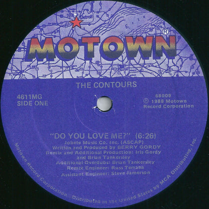 The Contours : Do You Love Me? (12", Maxi)