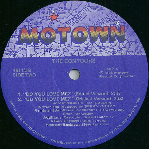 The Contours : Do You Love Me? (12", Maxi)