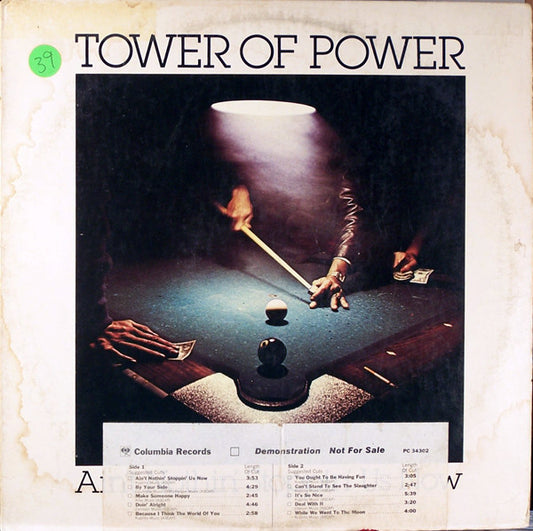 Tower Of Power : Ain't Nothin' Stoppin' Us Now (LP, Album, Promo)