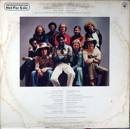 Tower Of Power : Ain't Nothin' Stoppin' Us Now (LP, Album, Promo)