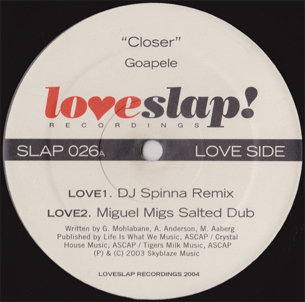 Goapele : Closer (12")