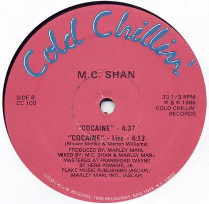 M.C. Shan* : Jane, Stop This Crazy Thing (12")