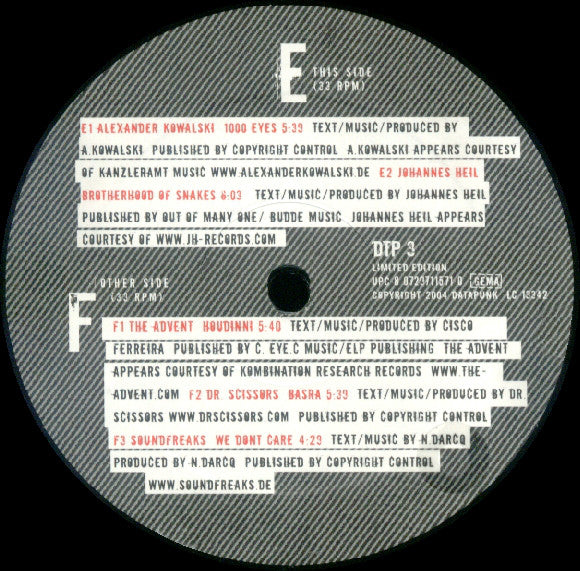 Various : In Electro We Trust (A Datapunk Compilation) (3x12", Comp, Ltd)