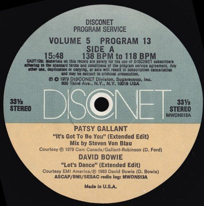 Various : Volume 5 Program 13 (2x12", P/Mixed)