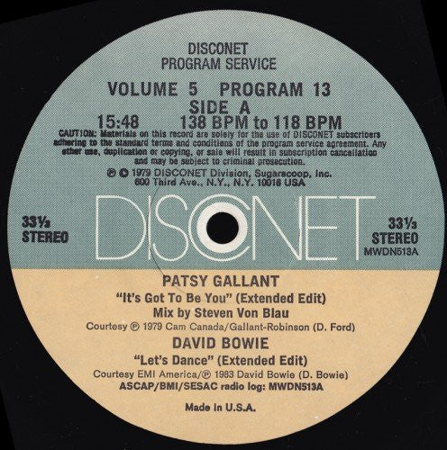 Various : Volume 5 Program 13 (2x12", P/Mixed)