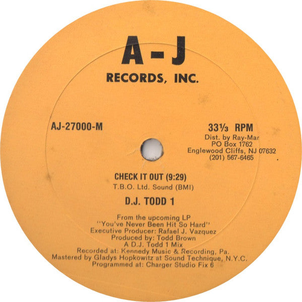 Todd 1 : Check It Out (12")