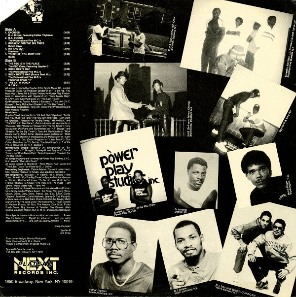 Various : Spyder D Presents Battle Of The Raps (LP, Comp)