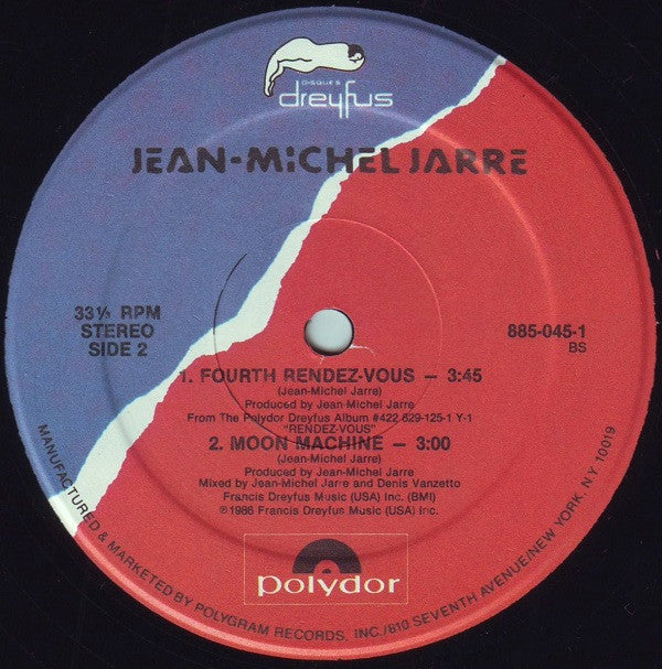 Jean-Michel Jarre : Fourth Rendez-Vous (Long) (12", Single)