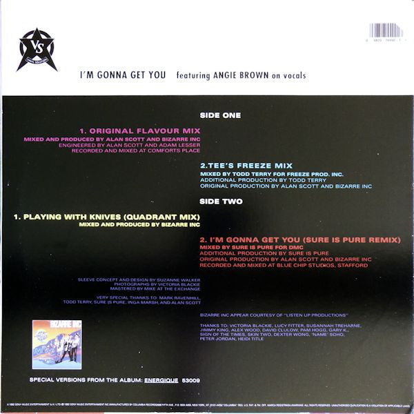 Bizarre Inc : I'm Gonna Get You (12", Single)