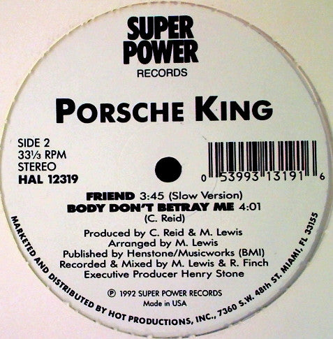 Porsche King : Friend (12")