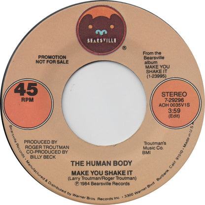 The Human Body* : Make You Shake It (7", Promo)