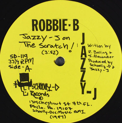 Robbie-B* & Jazzy-J* : Jazzy J On The Scratch! / Rock The Go-Go! (12")