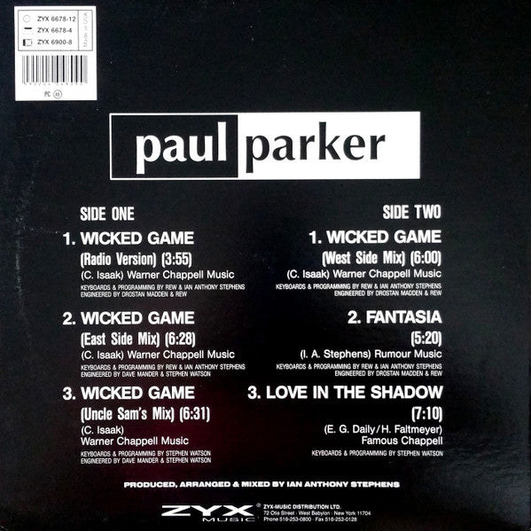Paul Parker : Wicked Game (12")