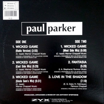 Paul Parker : Wicked Game (12")