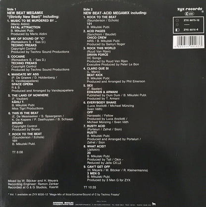 Various : New Beat Megamix Vol. 2 (12", Mixed)