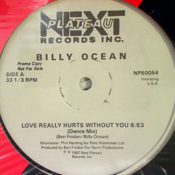 Billy Ocean : Love Really Hurts Without You (12", Promo)