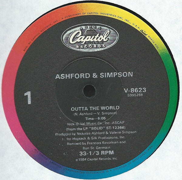 Ashford & Simpson : Outta The World (12", Single)