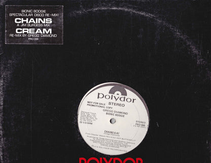 Gregg Diamond, Bionic Boogie : Cream (Always Rises To The Top) / Chains (12", MP, Promo)