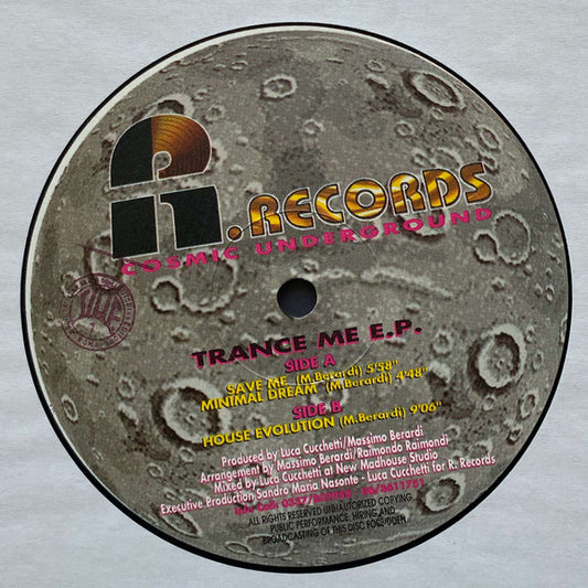 Cosmic Underground : Trance Me EP (12", EP)