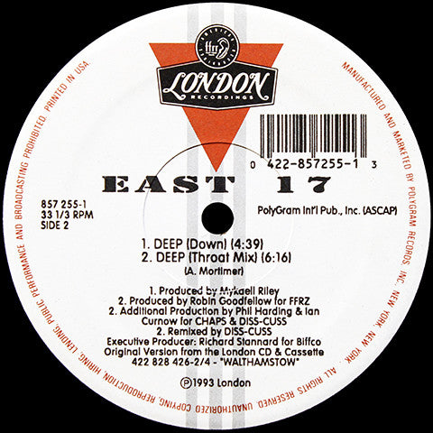 East 17 : Deep (12")