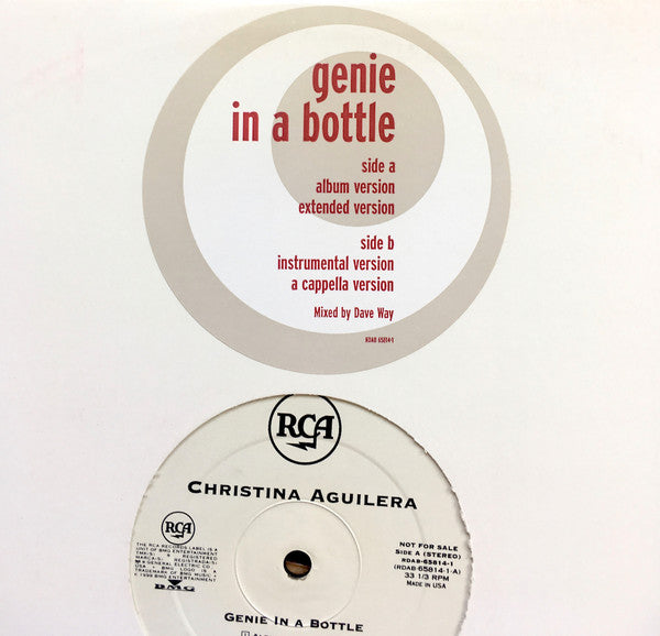 Christina Aguilera : Genie In A Bottle (12", Promo)