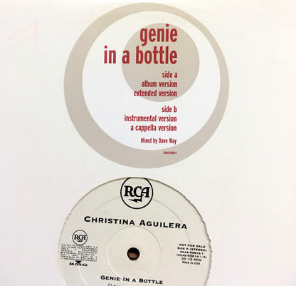 Christina Aguilera : Genie In A Bottle (12", Promo)