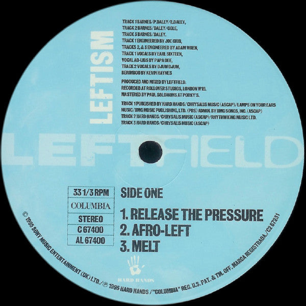 Leftfield : Leftism (2xLP, Album, Gat)