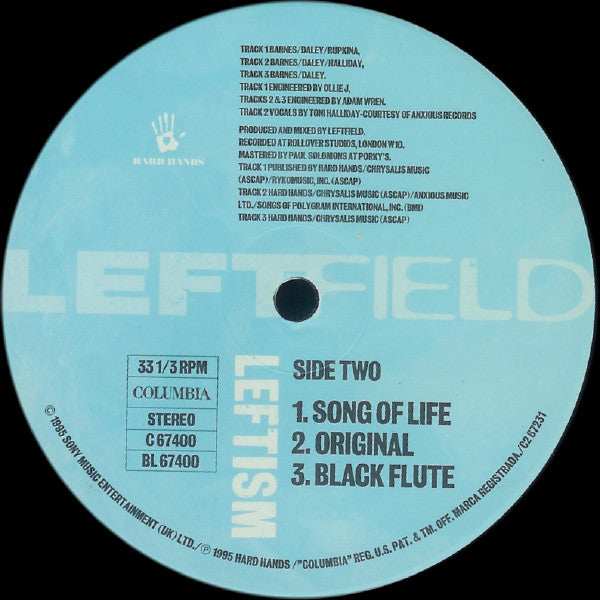 Leftfield : Leftism (2xLP, Album, Gat)