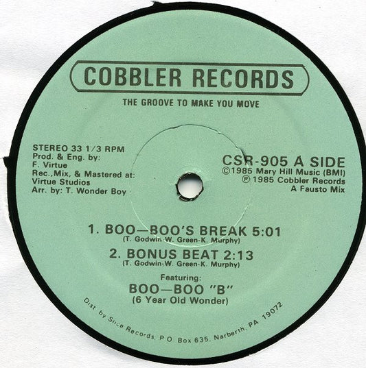 Boo-Boo B (6 Year Old Wonder) : Boo-Boo's Break / Jump (12")