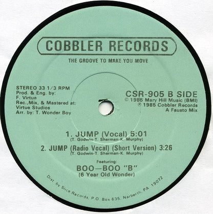 Boo-Boo B (6 Year Old Wonder) : Boo-Boo's Break / Jump (12")