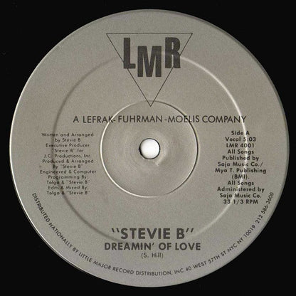 "Stevie B"* : Dreamin' Of Love (12")