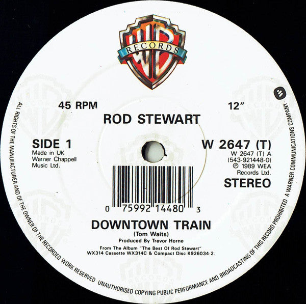 Rod Stewart : Downtown Train (12", Single)