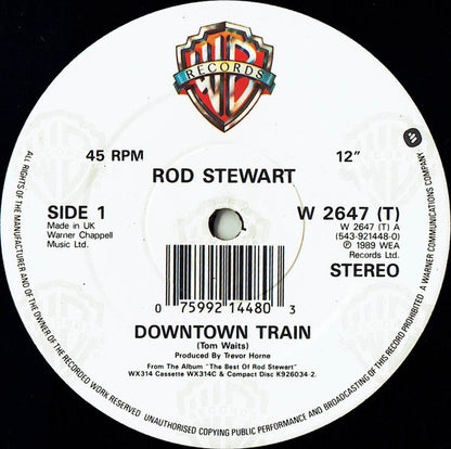 Rod Stewart : Downtown Train (12", Single)