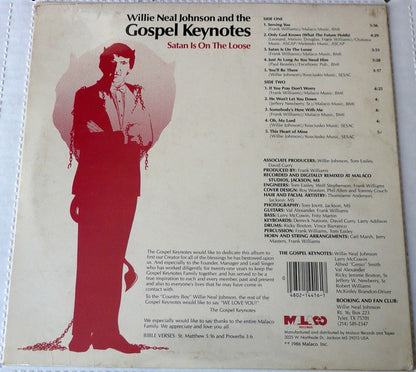 Willie Neal Johnson And The Gospel Keynotes : Satan Is On The Loose (LP, Album)