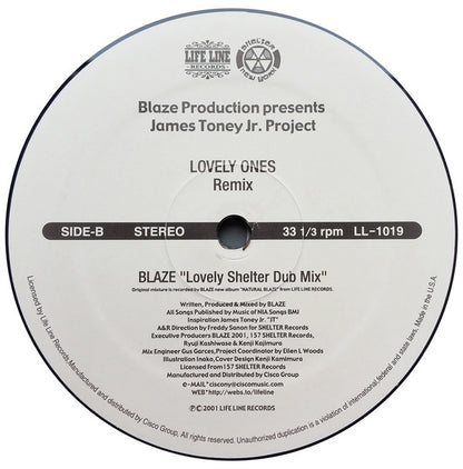 Blaze Production* Presents James Toney Jr. Project : Lovely Ones (12")