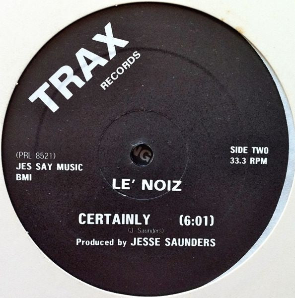 Le' Noiz : Wanna Dance? (12")