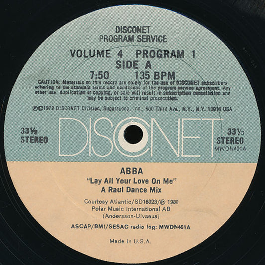Various : Volume 4 Program 1 (2x12", P/Mixed)
