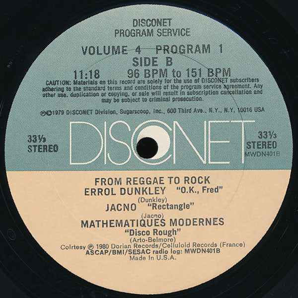 Various : Volume 4 Program 1 (2x12", P/Mixed)
