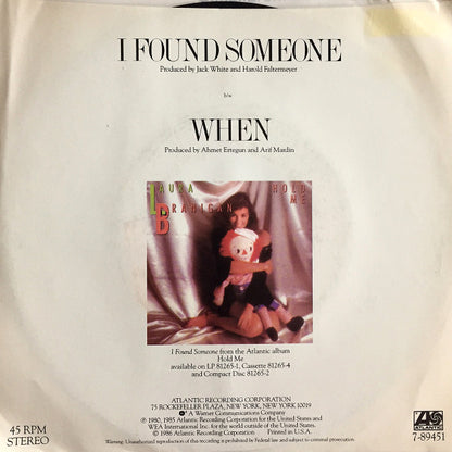 Laura Branigan : I Found Someone (7")