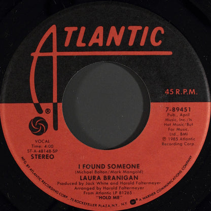 Laura Branigan : I Found Someone (7")