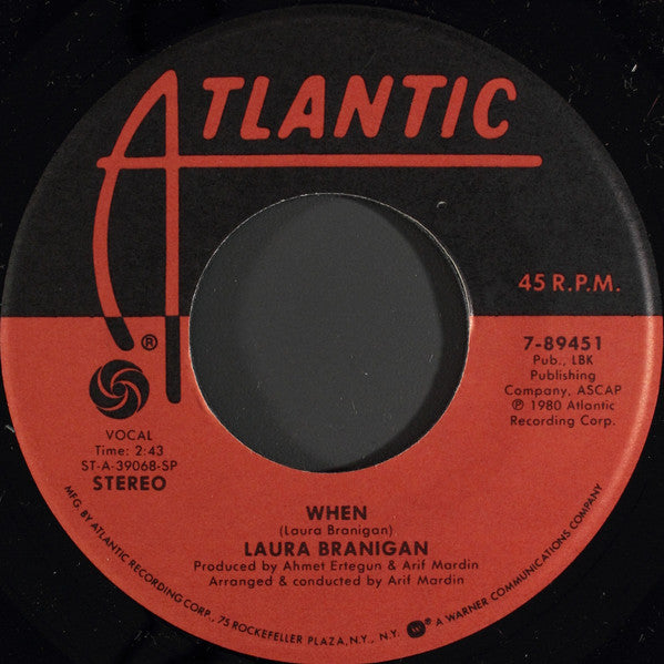 Laura Branigan : I Found Someone (7")