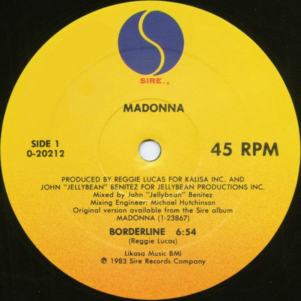 Madonna : Borderline (12", Maxi)