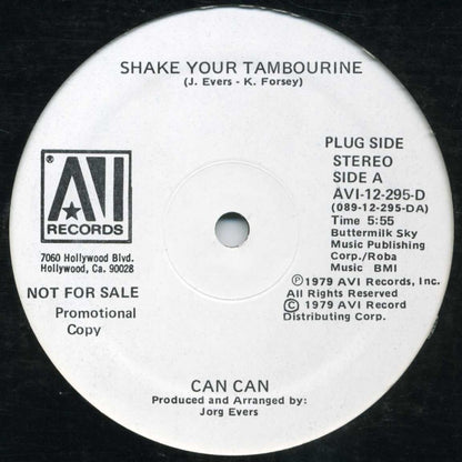Can Can (3)* : Shake Your Tambourine (12", Promo)